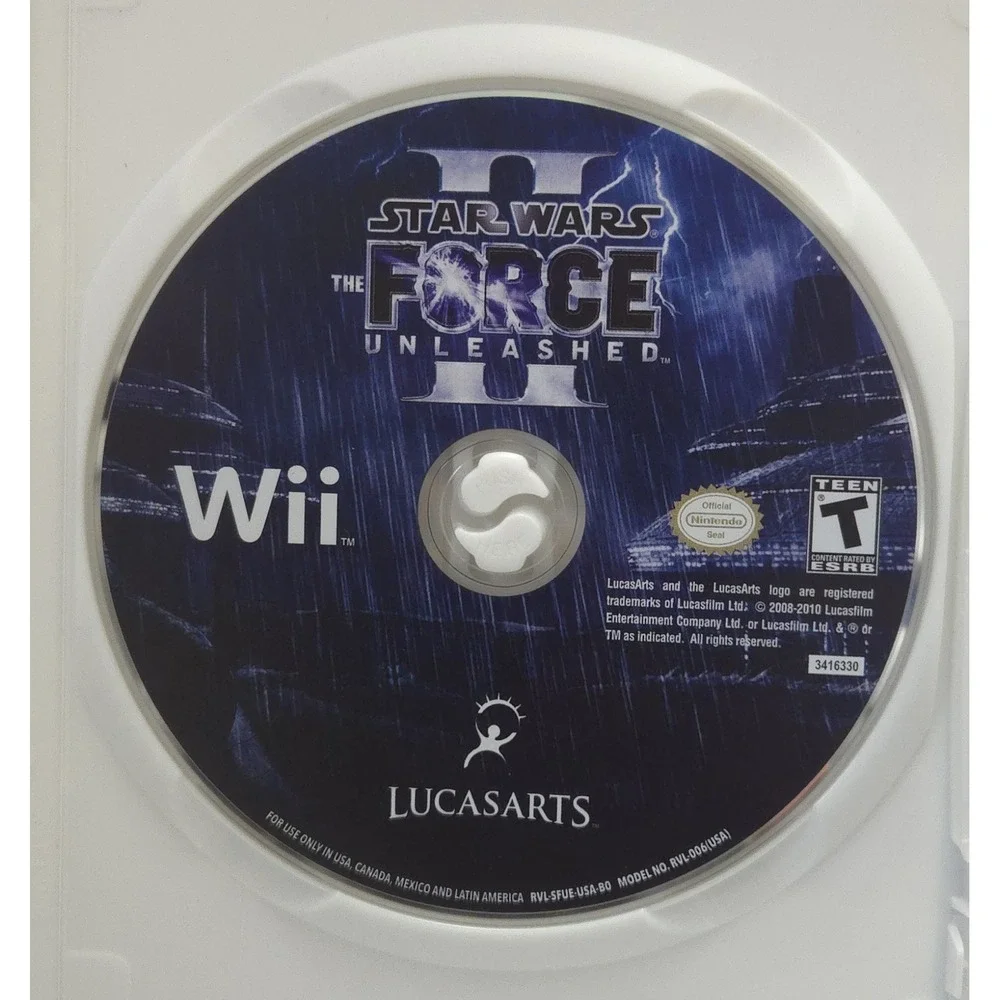 Star Wars: The Force Unleashed II - Nintendo Wii‎ - Complete in Box (CIB) Tested